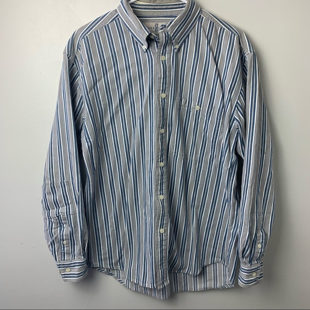 River Trader Striped Button Down Shirt